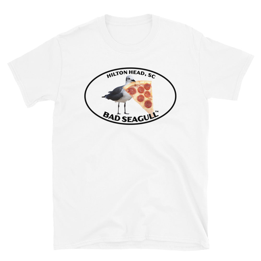 Hilton Head Bad Seagull with Pizza Tee