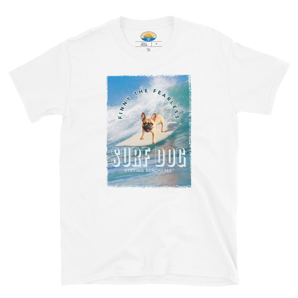 Finny the Fearless Surf Dog Tee