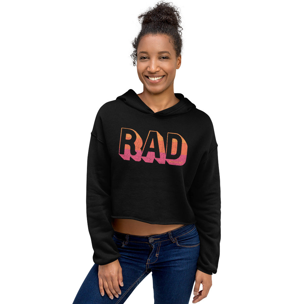 Rad Vintage Crop Hoodie