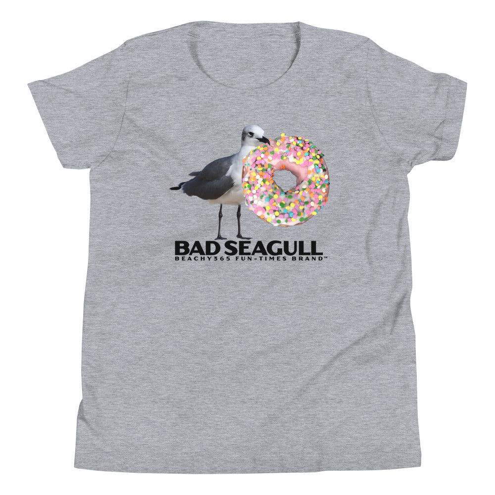 Bad Seagull Jumbo Doughnut Logo Kids Tee