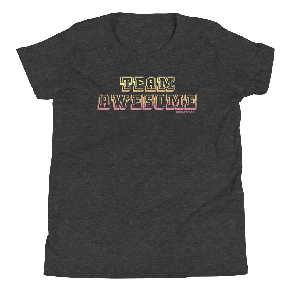 Team Awesome Vintage Kids Tee