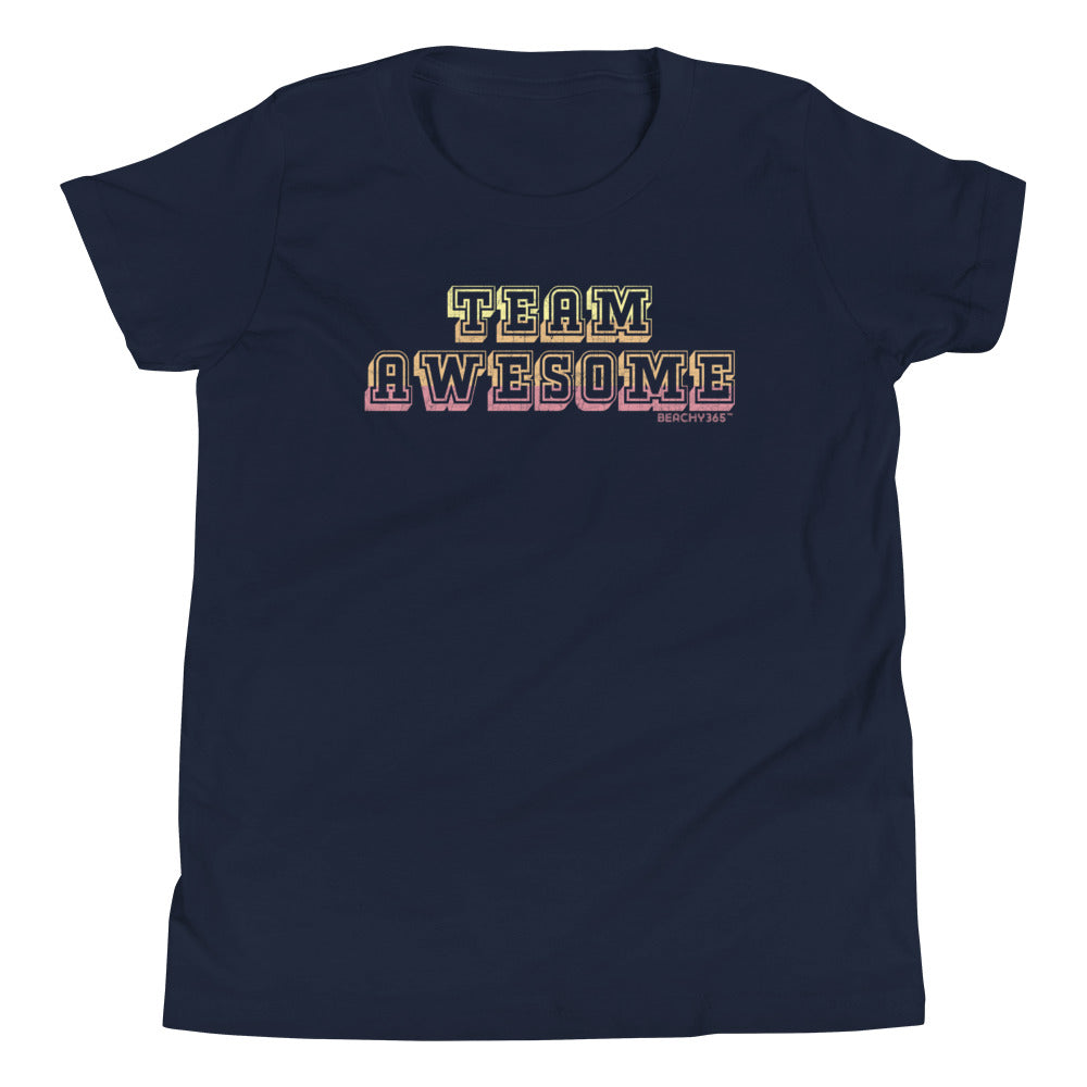 Team Awesome Vintage Kids Tee