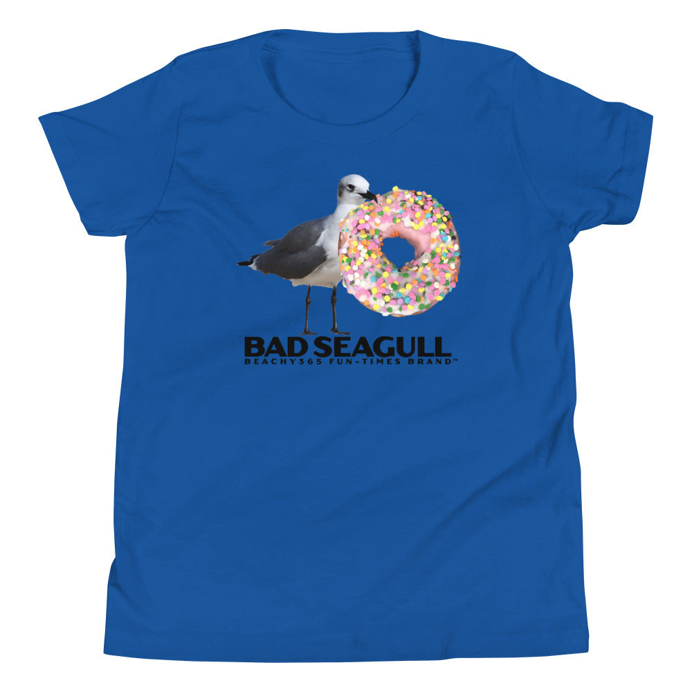 Bad Seagull Jumbo Doughnut Logo Kids Tee