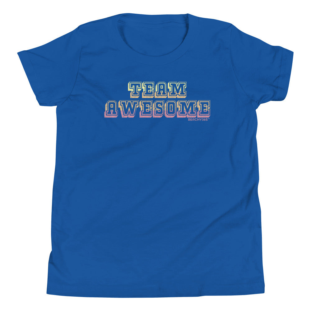 Team Awesome Vintage Kids Tee