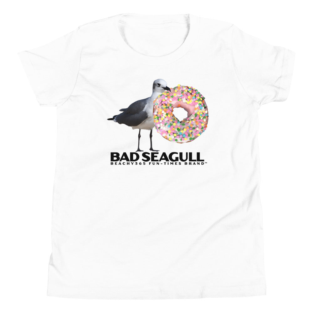 Bad Seagull Jumbo Doughnut Logo Kids Tee